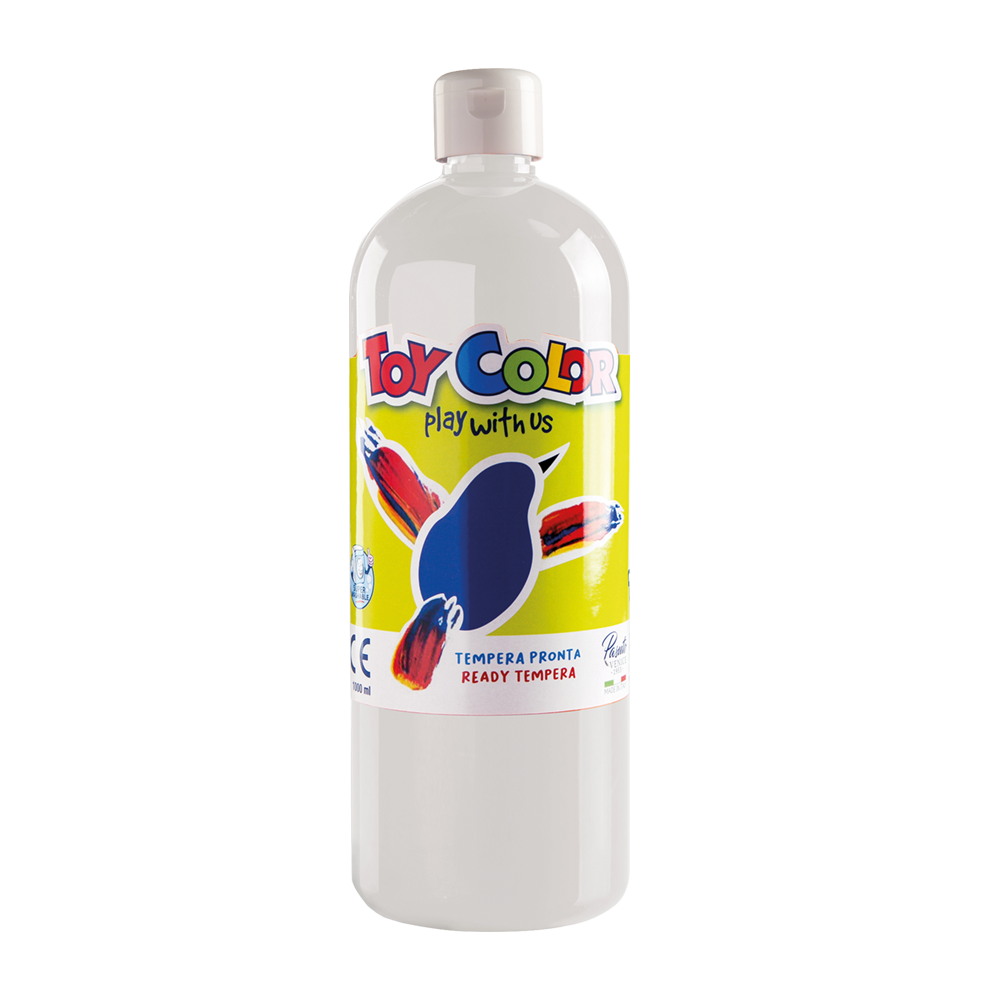 TOY COLOR ΤΕΜΠΕΡΑ SUPERWASHABLE 1000ml PRIMARY ΛΕΥΚΗ