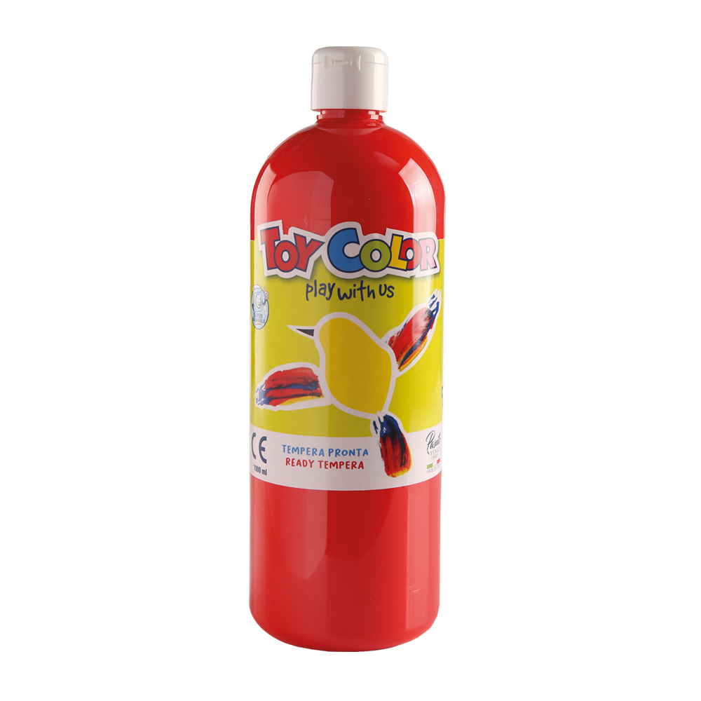 TOY COLOR ΤΕΜΠΕΡΑ SUPERWASHABLE 1000ml PRIMARY ΚΟΚΚΙΝΗ TOY COLOR ΤΕΜΠΕΡΑ SUPERWASHABLE 1000ml PRIMARY ΚΟΚΚΙΝΗ