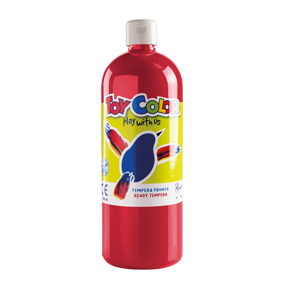 TOY COLOR ΤΕΜΠΕΡΑ SUPERWASHABLE 1000ml PRIMARY CARMINE ΚΟΚΚΙΝΗ TOY COLOR ΤΕΜΠΕΡΑ SUPERWASHABLE 1000ml PRIMARY CARMINE ΚΟΚΚΙΝΗ