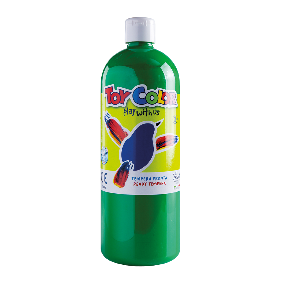 TOY COLOR ΤΕΜΠΕΡΑ SUPERWASHABLE 1000ml PRIMARY BRIGHT ΠΡΑΣΙΝΟ