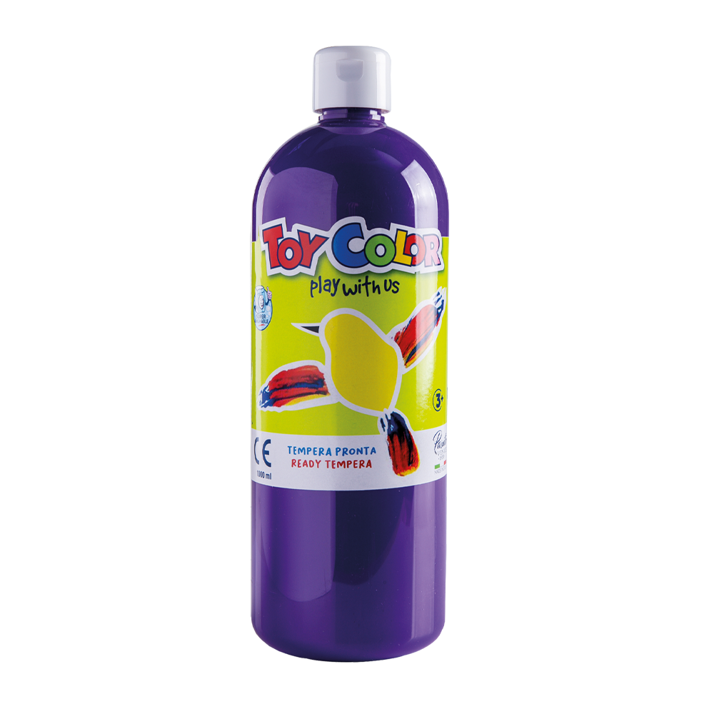 TOY COLOR ΤΕΜΠΕΡΑ SUPERWASHABLE 1000ml PRIMARY ΒΙΟΛΕΤΙ