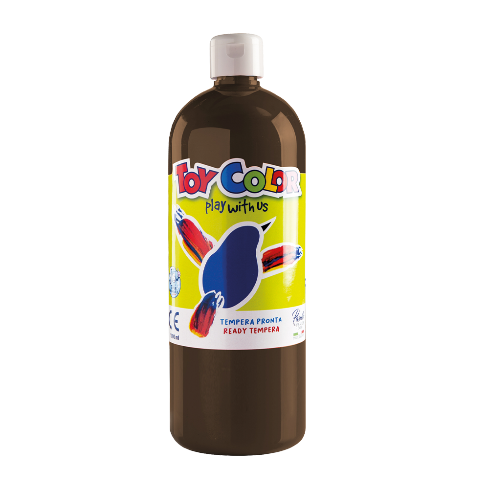 TOY COLOR ΤΕΜΠΕΡΑ SUPERWASHABLE 1000ml PRIMARY BURNT SIENA