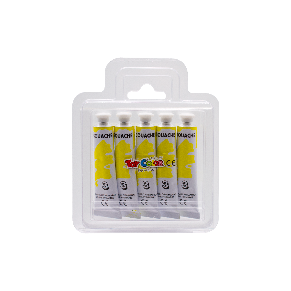 TOY COLOR ΤΕΜΠΕΡΑ SUPERWASHABLE 12ml PRIMARY ΚΙΤΡΙΝΗ 5 ΤEMAXIA (Το προιόν πωλείται σε μεμονωμένα τεμάχια του ενός) TOY COLOR ΤΕΜΠΕΡΑ SUPERWASHABLE 12ml PRIMARY ΚΙΤΡΙΝΗ 5 ΤEMAXIA (Το προιόν πωλείται σε μεμονωμένα τεμάχια του ενός)