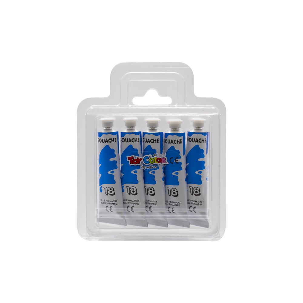 TOY COLOR ΤΕΜΠΕΡΑ SUPERWASHABLE 12ml PRIMARY CYAN ΜΠΛΕ 5 ΤΕΜΑΧΙΑ (Το προιόν πωλείται σε μεμονωμένα τεμάχια του ενός) TOY COLOR ΤΕΜΠΕΡΑ SUPERWASHABLE 12ml PRIMARY CYAN ΜΠΛΕ 5 ΤΕΜΑΧΙΑ (Το προιόν πωλείται σε μεμονωμένα τεμάχια του ενός)