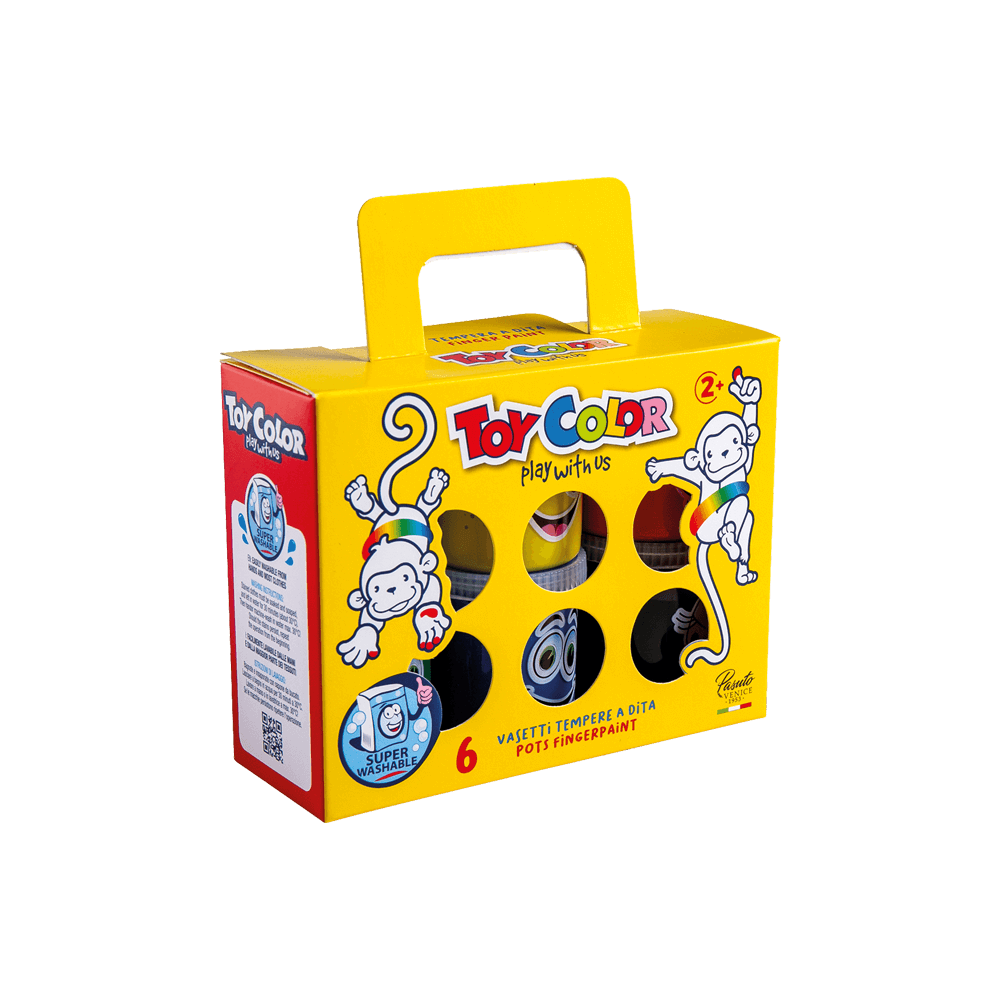 TOY COLOR ΔΑΚΤΥΛΟΜΠΟΓΙA SUPERWASHABLE 2+ ΧΑΡΤΙΝΟ ΒΑΛΙΤΣΑΚΙ 6 ΧΡΩΜΑΤΑ 80ml KIDS ΑΣΣ TOY COLOR ΔΑΚΤΥΛΟΜΠΟΓΙA SUPERWASHABLE 2+ ΧΑΡΤΙΝΟ ΒΑΛΙΤΣΑΚΙ 6 ΧΡΩΜΑΤΑ 80ml KIDS ΑΣΣ