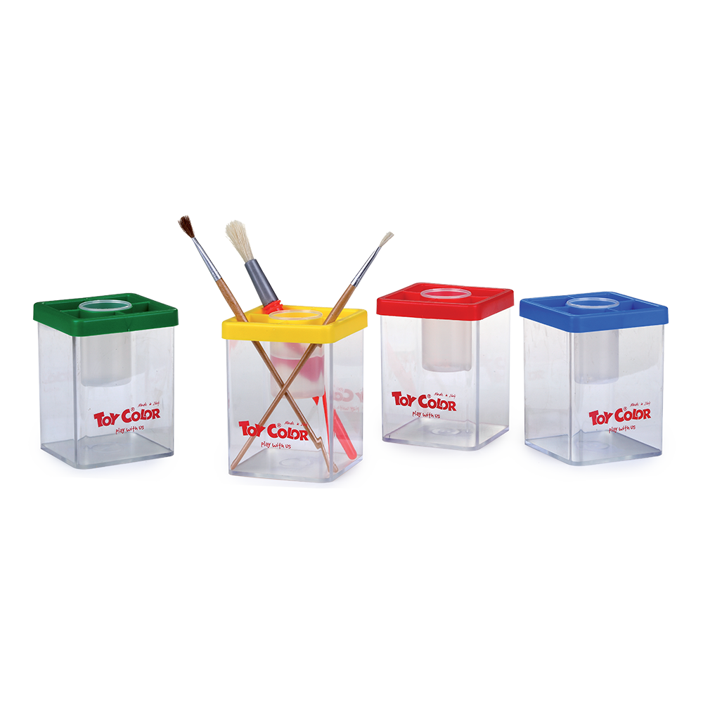 TOY COLOR ΔΟΧΕΙΟ ΠΙΝΕΛΩΝ ΠΛΑΣΤΙΚΟ PRIMARY ΑΣΣΟΡΤΙ TOY COLOR ΔΟΧΕΙΟ ΠΙΝΕΛΩΝ ΠΛΑΣΤΙΚΟ PRIMARY ΑΣΣΟΡΤΙ