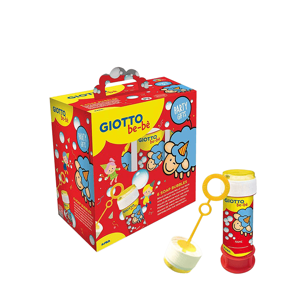 GIOTTO ΣΑΠΟΥΝΟΦΟΥΣΚΕΣ 60ml ΣΥΣΚΕΥΑΣΙΑ ΔΩΡΟΥ BE-BE ΣΕΤ 6 ΤΕΜΑΧΙΑ (Το προιόν πωλείται σε μεμονωμένα τεμάχια του ενός)