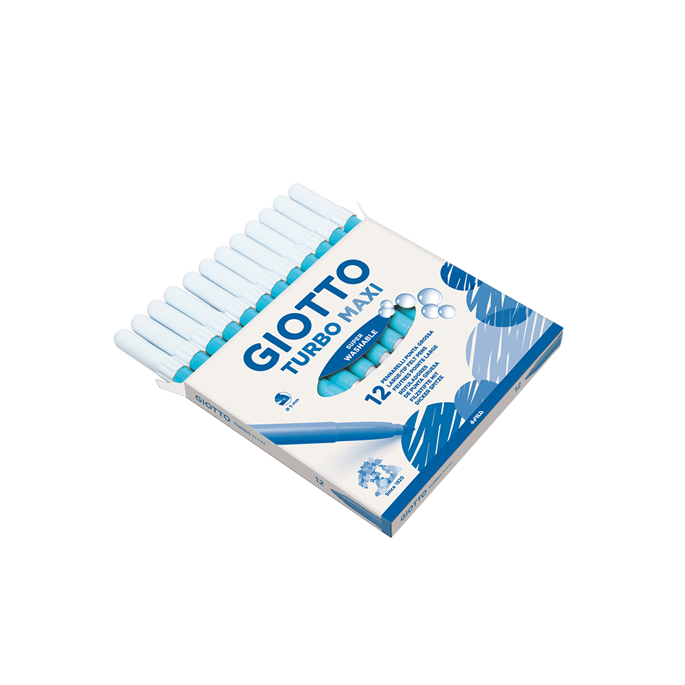 GIOTTO ΜΑΡΚΑΔΟΡΟΙ SUPERWASH Φ5mm TURBO MAXI ΓΑΛΑΖΙΟ  (Το προιόν πωλείται σε μεμονωμένα τεμάχια του ενός)