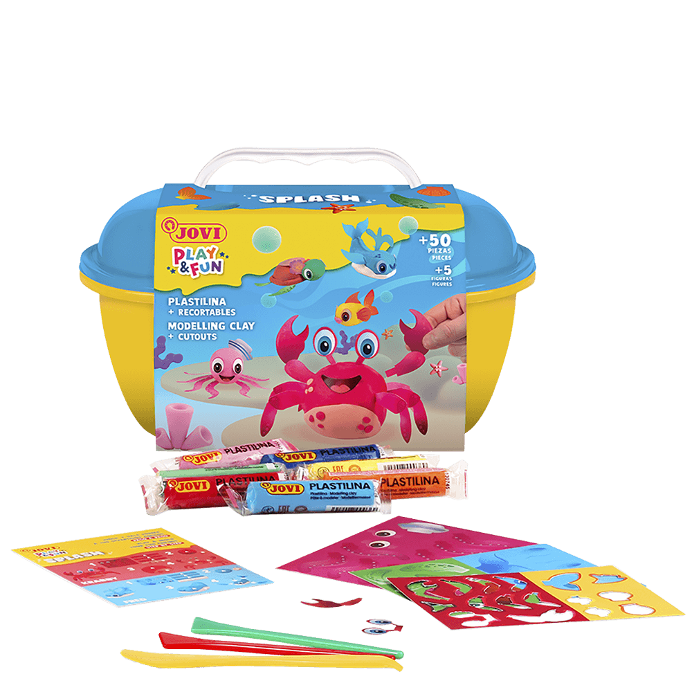 JOVI ΚΑΤΑΣΚΕΥΗ ΠΛΑΣΤΕΛΙΝΗ & ΕΡΓΑΛΕΙΑ 3+ ΚΟΥΤΙ ΣΕΤ 55 ΤΕΜΑΧΙΑ PLAY & FU