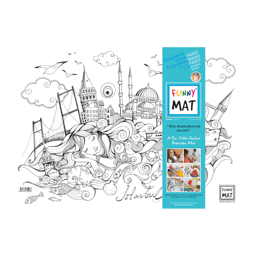 AKADEMI ΣΟΥΠΛΑ ΕΠΙΦΑΝΕΙΑ ΖΩΓΡΑΦΙΚΗΣ Η ΠΟΛΗ 48x33.5cm FUNNY MAT