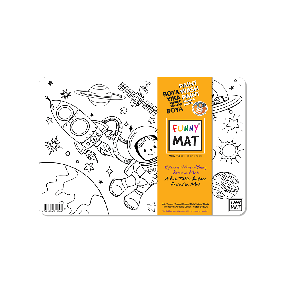AKADEMI ΣΟΥΠΛΑ ΕΠΙΦΑΝΕΙΑ ΖΩΓΡΑΦΙΚΗΣ ΔΙΑΣΤΗΜΑ 25x35cm FUNNY MAT