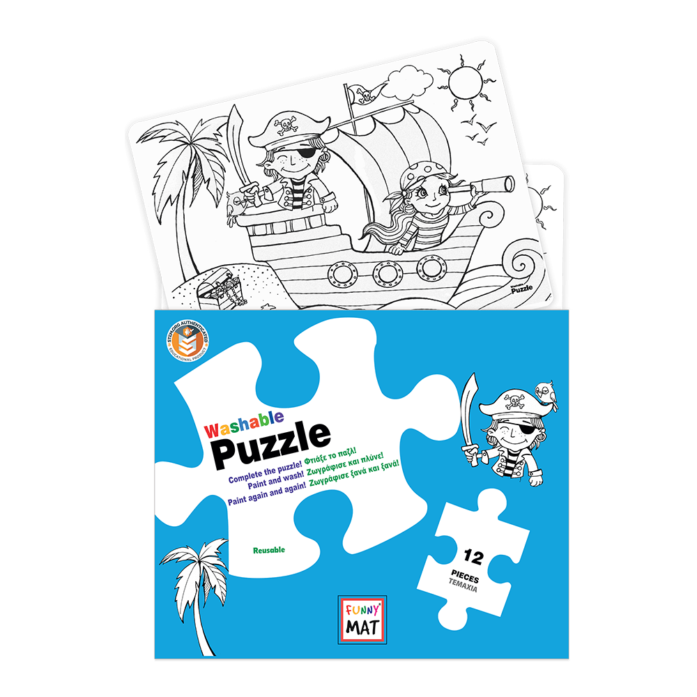 AKADEMI ΠΑΖΛ ΕΠΙΦΑΝΕΙΑ ΖΩΓΡΑΦΙΚΗΣ ΠΕΙΡΑΤΕΣ 30x40cm FUNNY PUZZLE AKADEMI ΠΑΖΛ ΕΠΙΦΑΝΕΙΑ ΖΩΓΡΑΦΙΚΗΣ ΠΕΙΡΑΤΕΣ 30x40cm FUNNY PUZZLE