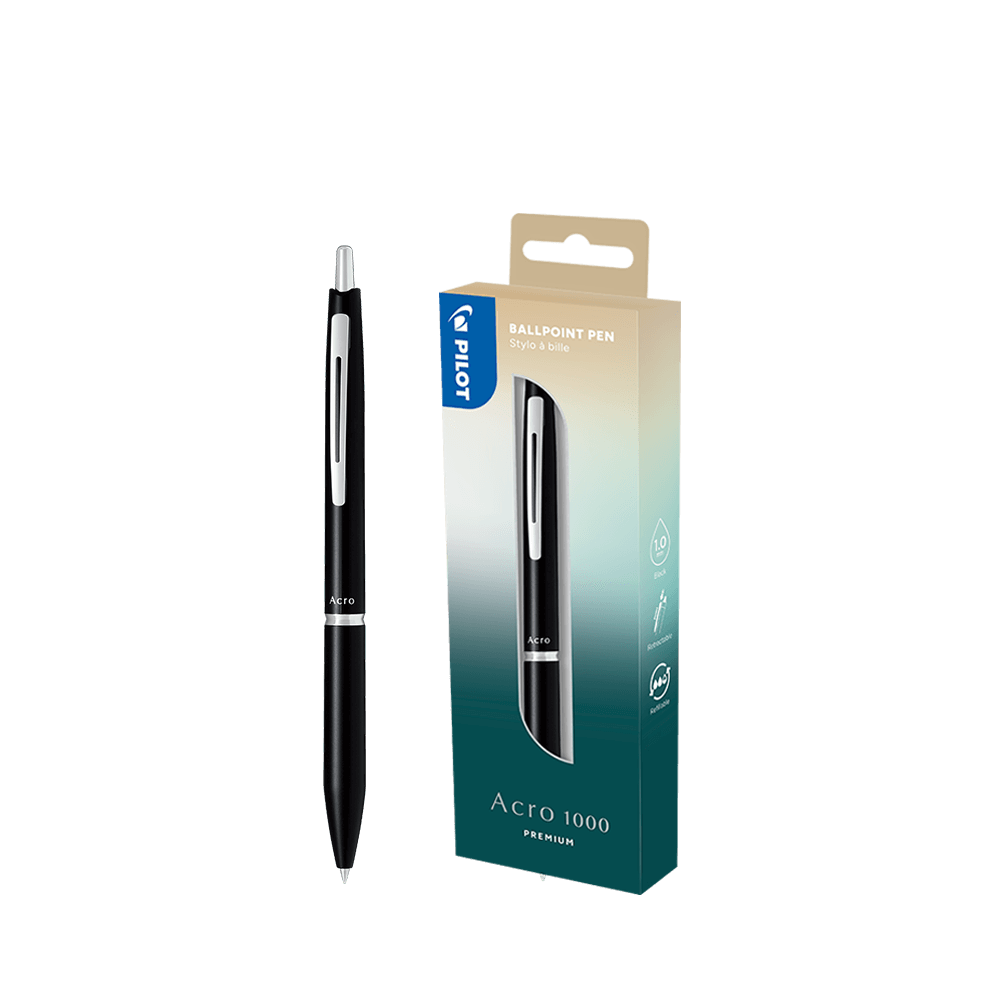 PILOT ΣΤΥΛΟ ΚΟΥΜΠΙ BALLPOINT ΜΑΥΡΟ ΜΕΛΑΝΙ BLISTER 1.0mm ACRO 1000 ΜΑΥΡΟ PILOT ΣΤΥΛΟ ΚΟΥΜΠΙ BALLPOINT ΜΑΥΡΟ ΜΕΛΑΝΙ BLISTER 1.0mm ACRO 1000 ΜΑΥΡΟ