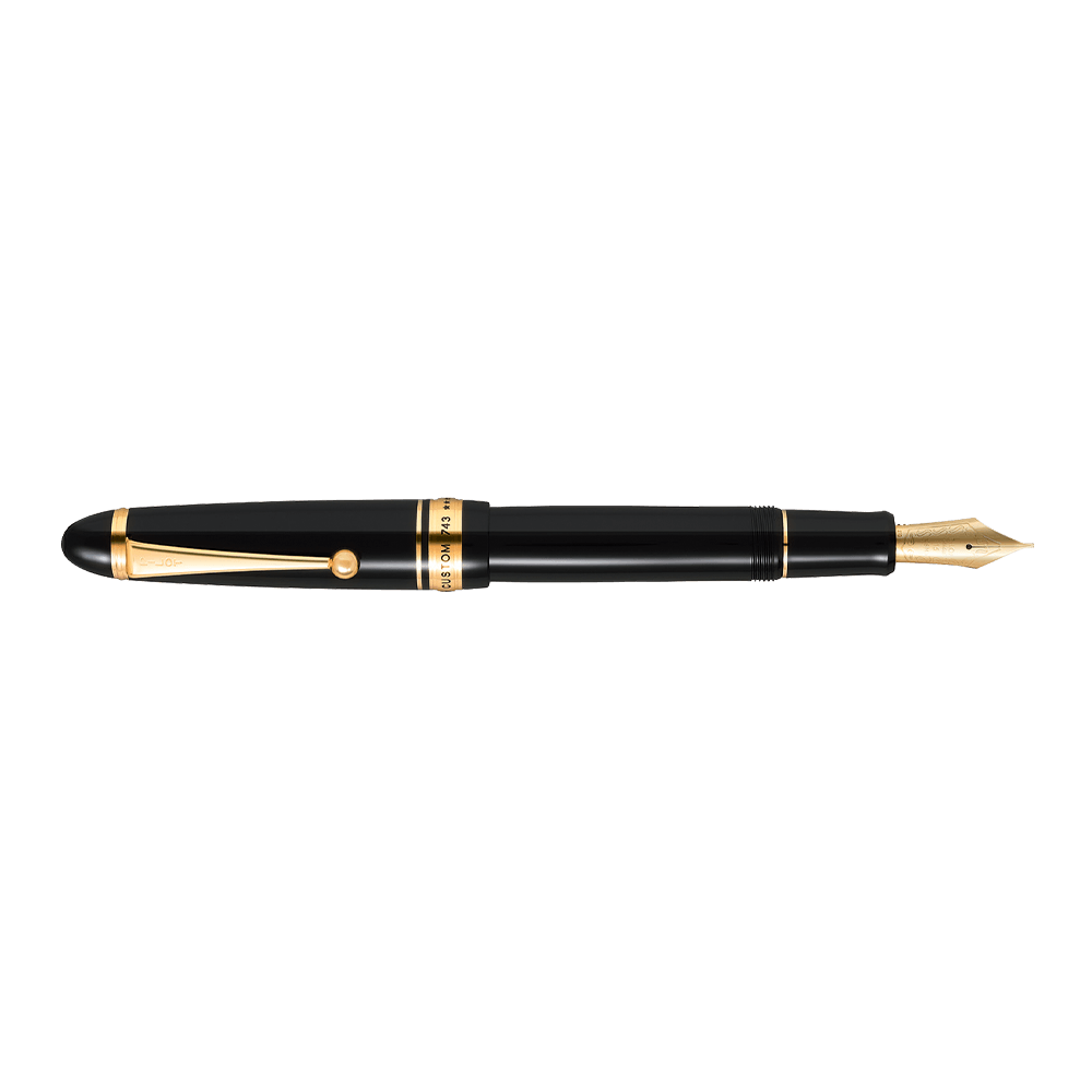 PILOT FINE WRITING ΠΕΝΑ 14Κ. No 15 CUSTOM 743 FALCON ΜΑΥΡΗ