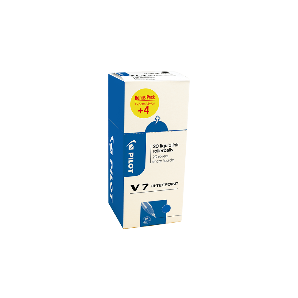 PILOT ΣΤΥΛΟ ΥΓΡΗΣ ΜΕΛΑΝΗΣ HI-TECPOINT V7 0.7 & 4 ΔΩΡΟ ΜΠΛΕ 20 TEMAXIA (Το προιόν πωλείται σε μεμονωμένα τεμάχια του ενός) PILOT ΣΤΥΛΟ ΥΓΡΗΣ ΜΕΛΑΝΗΣ HI-TECPOINT V7 0.7 & 4 ΔΩΡΟ ΜΠΛΕ 20 TEMAXIA (Το προιόν πωλείται σε μεμονωμένα τεμάχια του ενός)