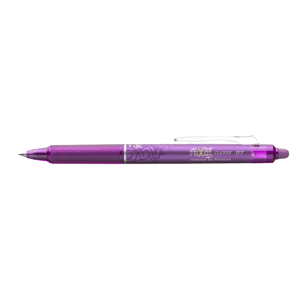 PILOT ΣΤΥΛΟ FRIXION CLICKER 0.7mm ΑΝΟΙΧΤΟ ΜΩΒ 12 ΤΕΜΑΧΙΑ (Το προιόν πωλείται σε μεμονωμένα τεμάχια του ενός)