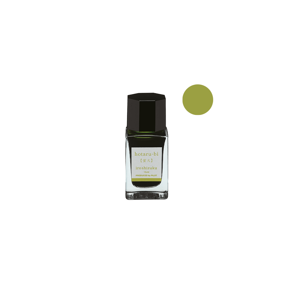 PILOT FINE WRITING ΜΕΛΑΝΙ ΠΕΝΑΣ IROSHIZUKU 15ml ΑΝΟΙΧΤΟ ΠΡΑΣΙΝΟ HOTARU BI