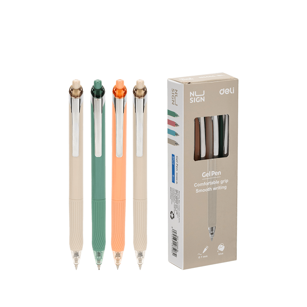 NUSIGN ΣΤΥΛΟ GEL ΚΟΥΜΠΙ ΜΠΛΕ ΜΕΛΑΝΙ 0.7mm ΑΣΣΟΡΤΙ  (Το προιόν πωλείται σε μεμονωμένα τεμάχια του ενός)