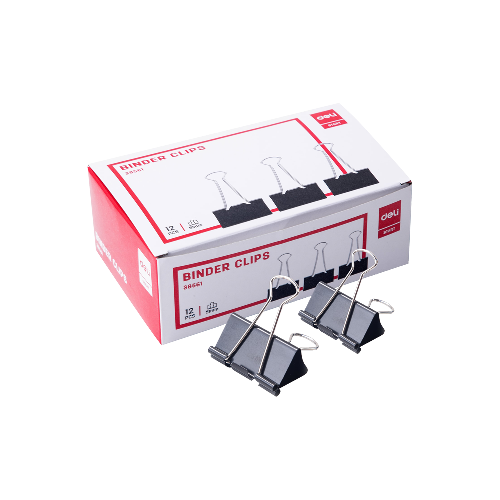 DELI ΠΙΑΣΤΡΑ DOUBLE 51mm Νο1 EFFORTLESS ΜΑΥΡΗ  (Το προιόν πωλείται σε μεμονωμένα τεμάχια του ενός)