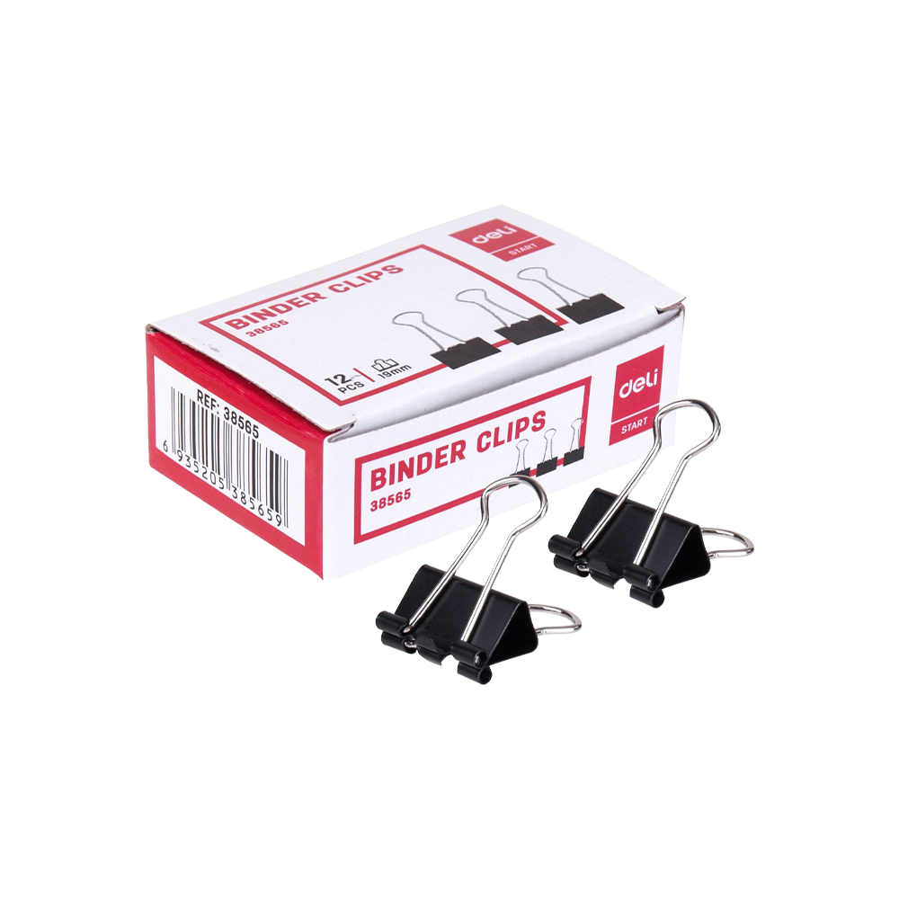 DELI ΠΙΑΣΤΡΑ DOUBLE 19mm Νο5 EFFORTLESS ΜΑΥΡΗ 12 ΤΕΜΑΧΙΑ (Το προιόν πωλείται σε μεμονωμένα τεμάχια του ενός)