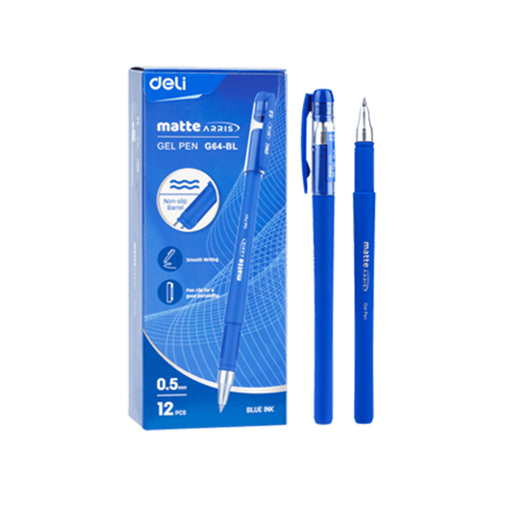 DELI ΣΤΥΛΟ GEL ΚΑΠΑΚΙ 0.5mm ΜΠΛΕ 12 ΤΕΜΑΧΙΑ (Το προιόν πωλείται σε μεμονωμένα τεμάχια του ενός) DELI ΣΤΥΛΟ GEL ΚΑΠΑΚΙ 0.5mm ΜΠΛΕ 12 ΤΕΜΑΧΙΑ (Το προιόν πωλείται σε μεμονωμένα τεμάχια του ενός)