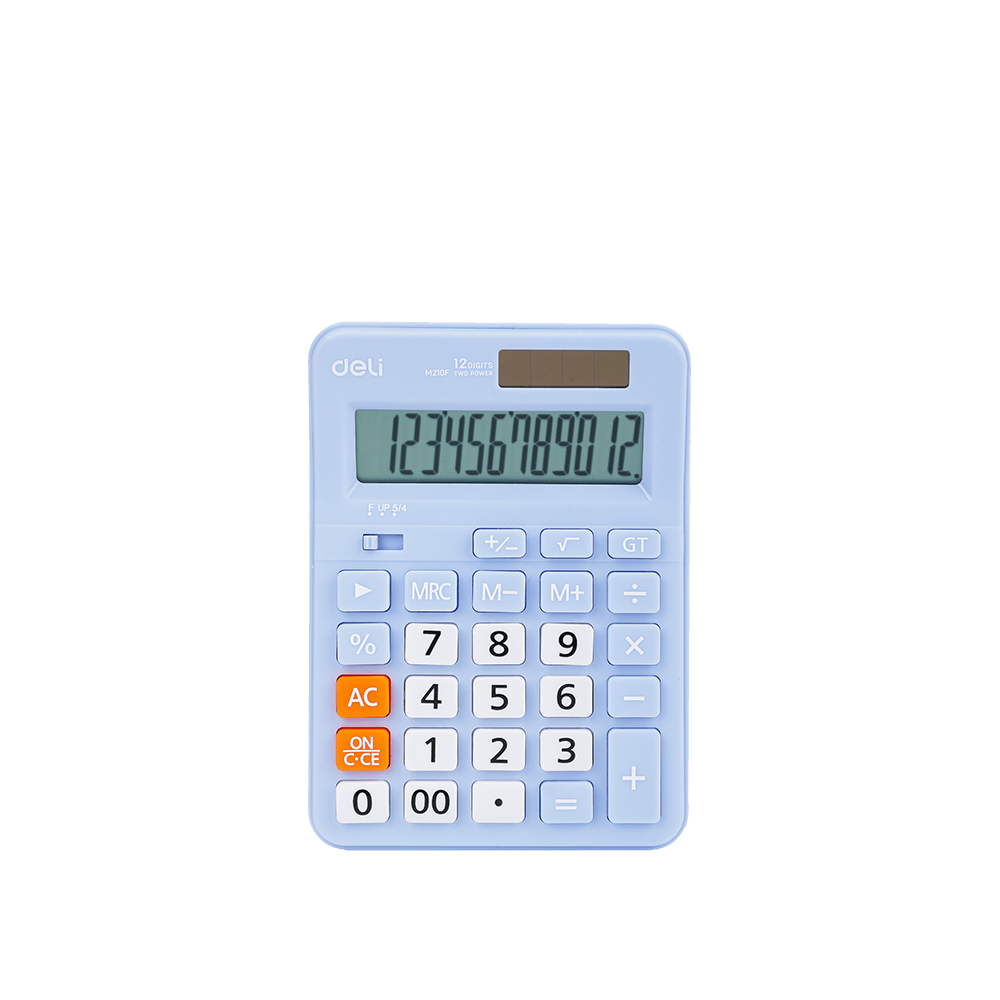 DELI ΑΡΙΘΜΟΜΗΧΑΝΗ 12 ΨΗΦΙΩΝ ΜΠΑΤΑΡΙΑΣ/ΗΛΙΑΚΟ ΡΙΖΑ ΠΛΑΣΤΙΚΟ BLISTER 15.21x10