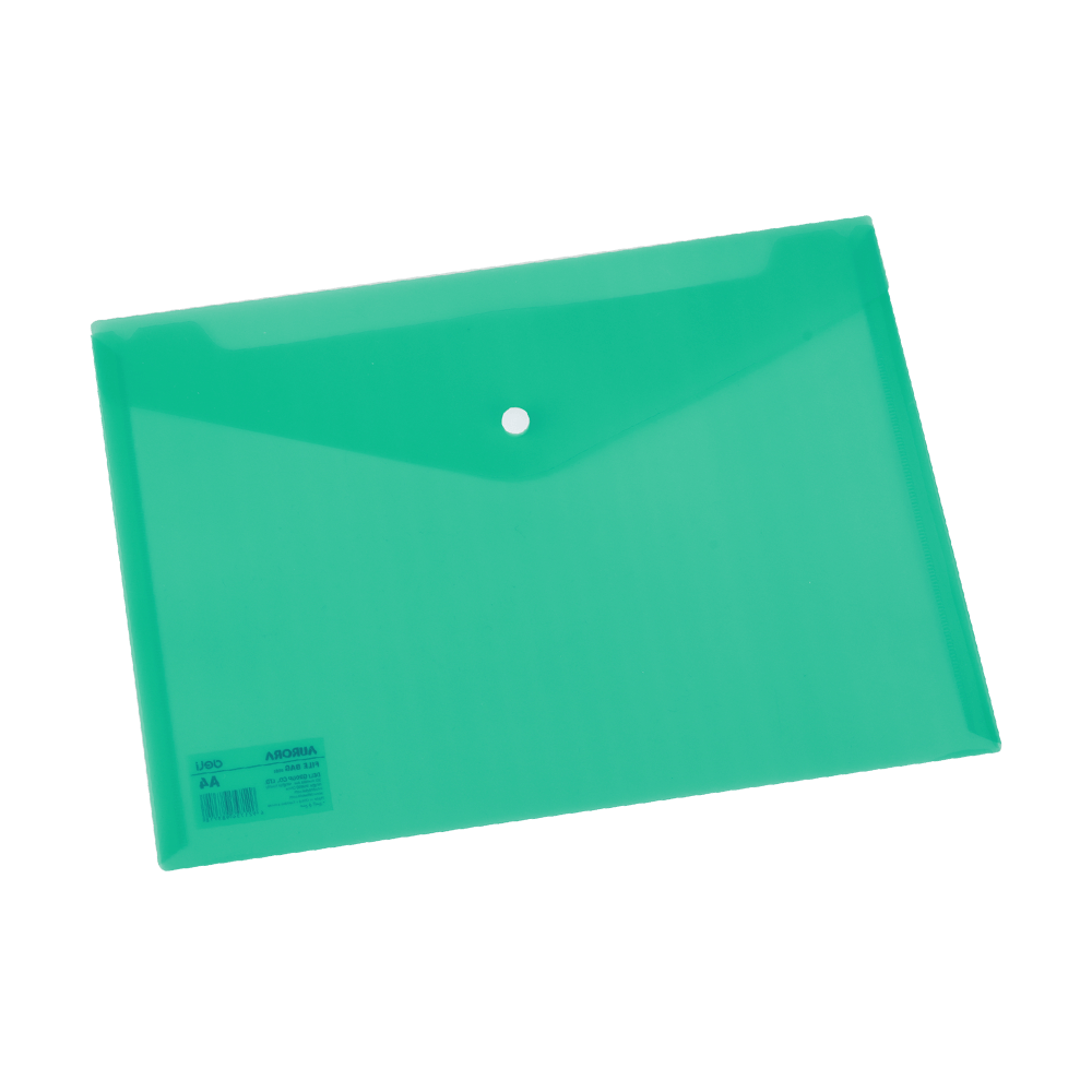 DELI ΦΑΚΕΛΟΣ ΚΟΥΜΠΙ Α4 PP ΔΙΑΦΑΝΟΣ ΠΡΑΣΙΝΟΣ  (Το προιόν πωλείται σε μεμονωμένα τεμάχια του ενός)