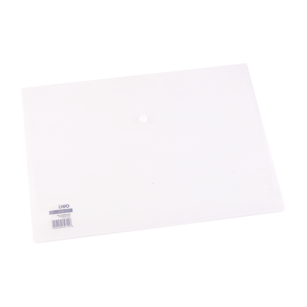 DELI ΦΑΚΕΛΟΣ ΚΟΥΜΠΙ Α4 PP ΔΙΑΦΑΝΟΣ  (Το προιόν πωλείται σε μεμονωμένα τεμάχια του ενός)