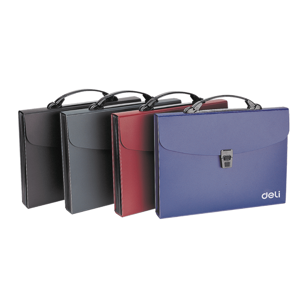 DELI ΤΣΑΝΤΑ ΧΕΡΟΥΛΙ Α4 ΠΛΑΣΤΙΚΗ 12 ΘΕΣΕΩΝ ΑΣΣΟΡΤΙ