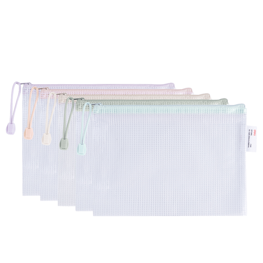 DELI ΦΑΚΕΛΟΣ ΦΕΡΜΟΥΑΡ PVC Α5 COLORFUL ΑΣΣΟΡΤΙ  (Το προιόν πωλείται σε μεμονωμένα τεμάχια του ενός)
