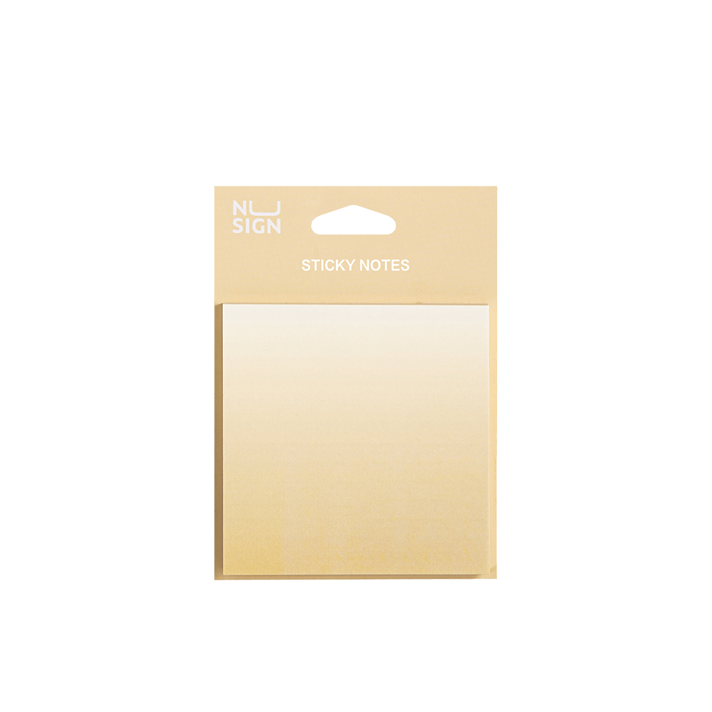 NUSIGN ΧΑΡΤΙΑ ΣΗΜΕΙΩΣΕΩΝ ΑΥΤΟΚΟΛΛΗΤΑ BLISTER 60 ΦΥΛΛΑ ΟΜΠΡΕ 74x74mm ΚΙΤΡΙΝΟ