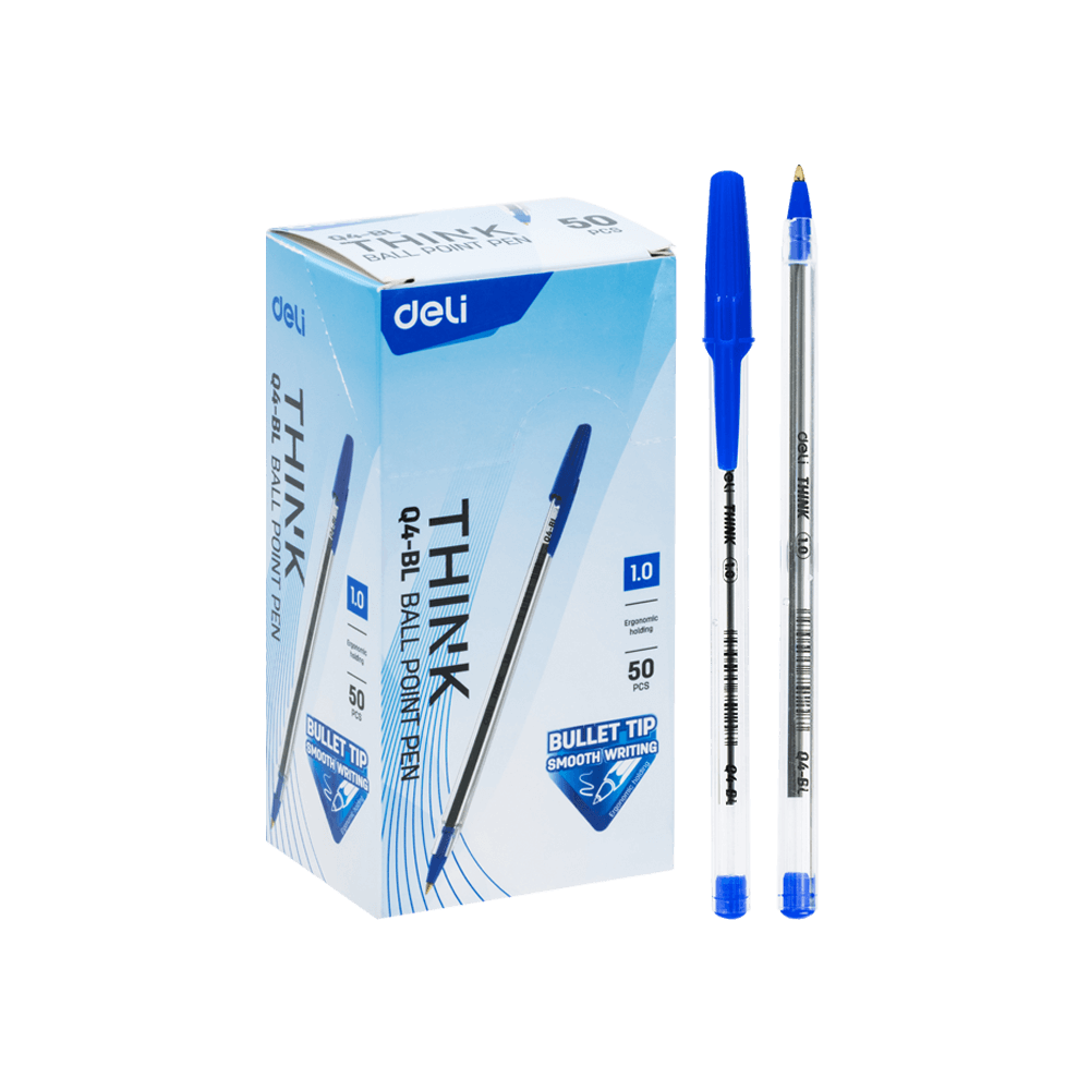 DELI ΣΤΥΛΟ 1.0mm THINK ΜΠΛΕ 50 ΤΕΜΑΧΙΑ (Το προιόν πωλείται σε μεμονωμένα τεμάχια του ενός) DELI ΣΤΥΛΟ 1.0mm THINK ΜΠΛΕ 50 ΤΕΜΑΧΙΑ (Το προιόν πωλείται σε μεμονωμένα τεμάχια του ενός)