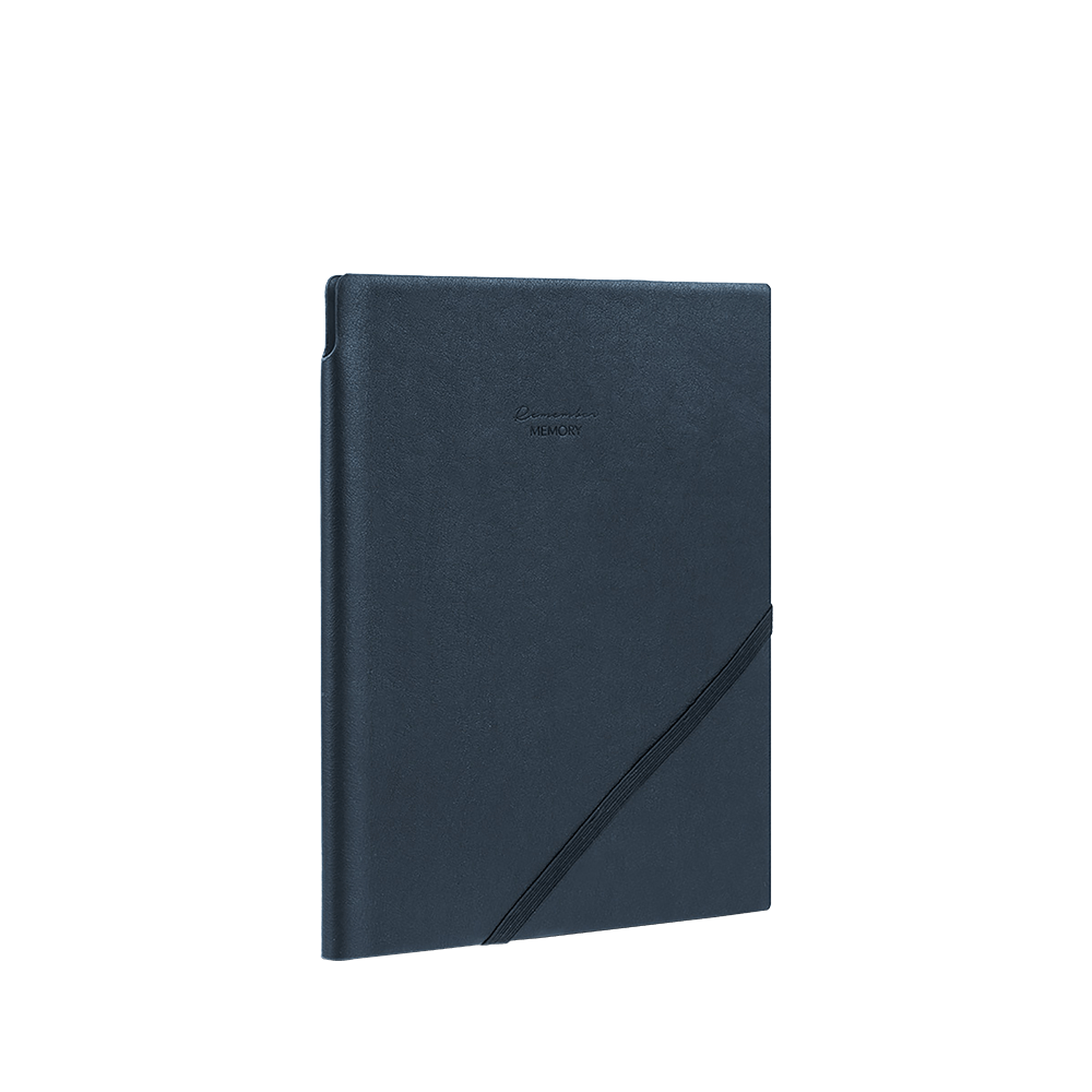 DELI ΣΗΜΕΙΩΜΑΤΑΡΙΟ ΡΙΓΕ ΕΞΩΦΥΛΛΟ ΔΕΡΜΑΤΙΝΗ ΘΗΚΗ ΣΤΥΛΟ ΛΑΣΤΙΧΟ ΣΕΛΙ