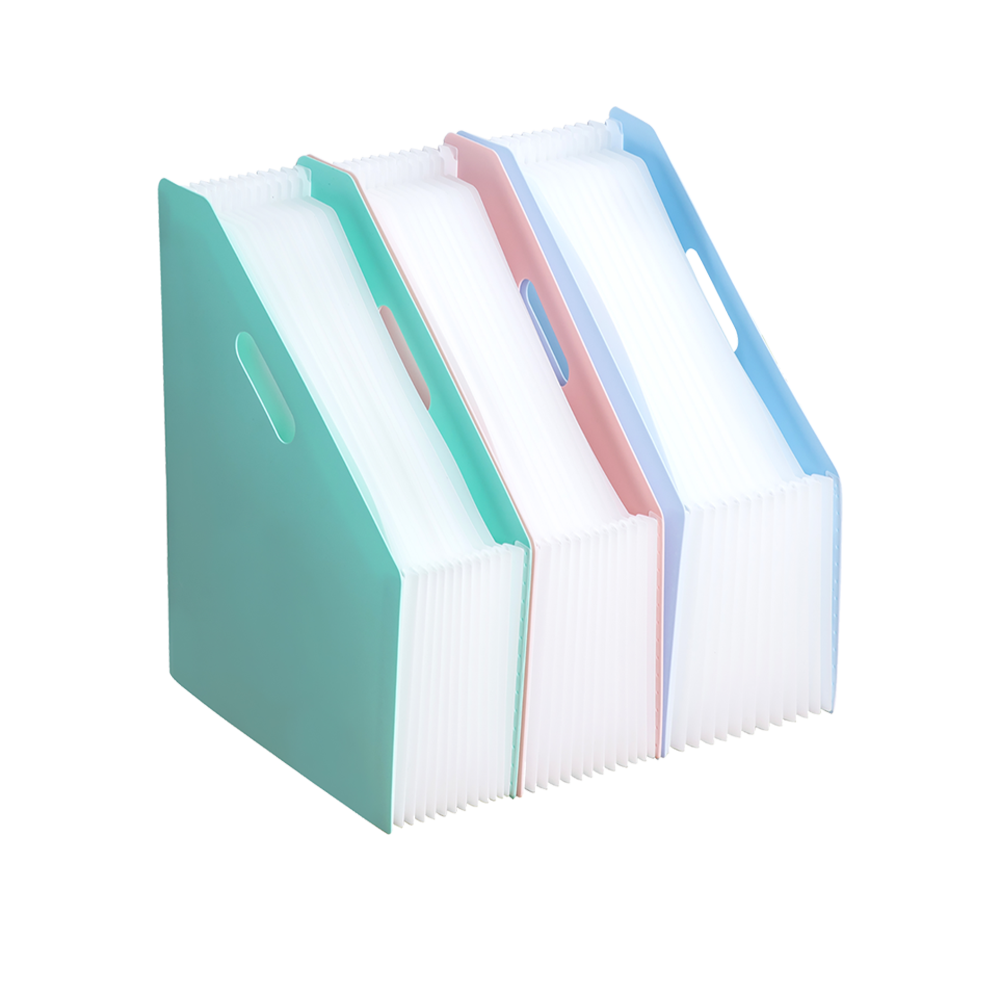 DELI ΑΡΧΕΙΟΘΗΚΗ Α4 ΕΠΕΚΤΕΙΝΟΜΕΝΗ ΠΛΑΣΤΙΚΗ 13 ΘΕΣΕΙΣ MACARON ΑΣΣΟΡΤΙ