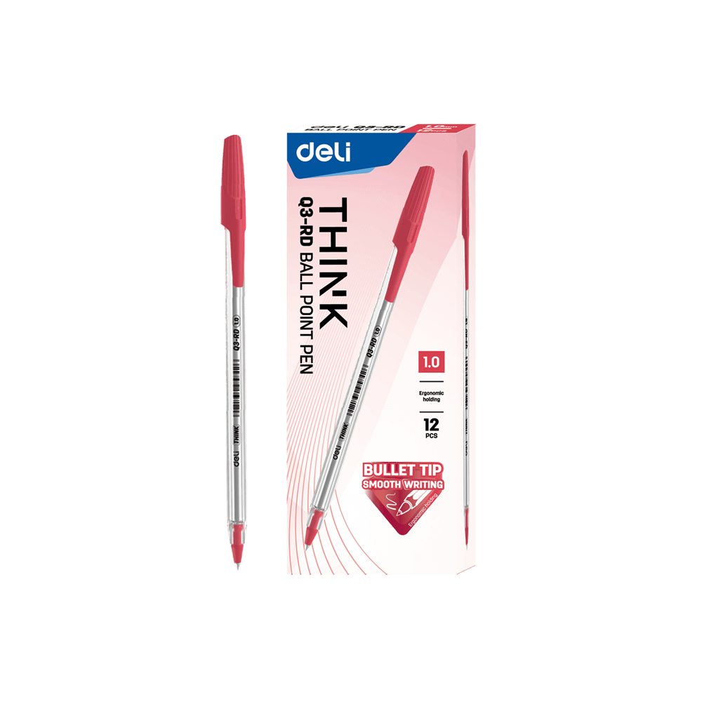 DELI ΣΤΥΛΟ 1.0 THINK ΚΟΚΚΙΝΟ 12 ΤΕΜΑΧΙΑ (Το προιόν πωλείται σε μεμονωμένα τεμάχια του ενός) DELI ΣΤΥΛΟ 1.0 THINK ΚΟΚΚΙΝΟ 12 ΤΕΜΑΧΙΑ (Το προιόν πωλείται σε μεμονωμένα τεμάχια του ενός)