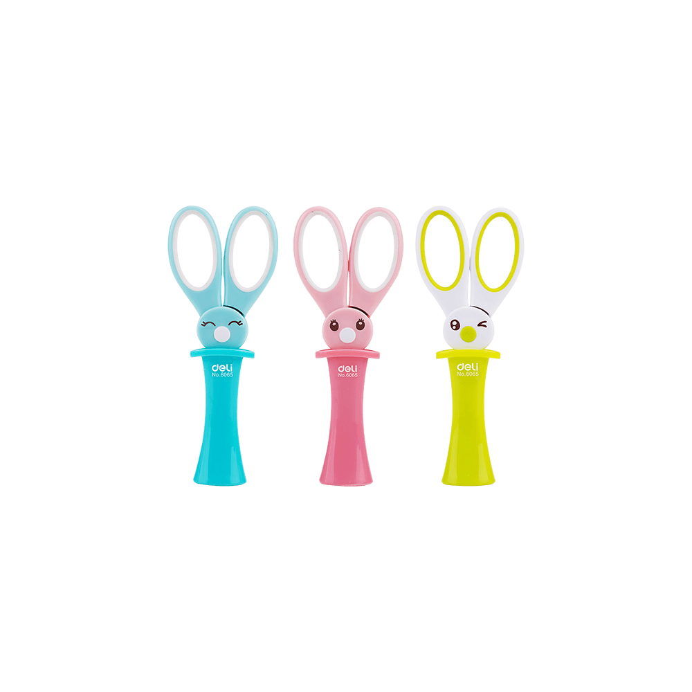 DELI ΨΑΛΙΔΙ ΠΑΙΔΙΚΟ SOFT GRIP 5' 2/5 13.7cm RABBIT ΑΣΣΟΡΤΙ  (Το προιόν πωλείται σε μεμονωμένα τεμάχια του ενός)