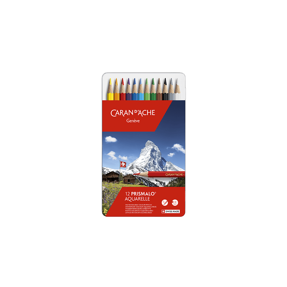 CARAN D'ACHE ΚΡΑΙΓΙΟΝ (ΞΥΛΟΜΠΟΓΙΕΣ) ΑΚΟΥΑΡΕΛΑΣ ΚΟΥΤΙ ΜΕΤΑΛΛΙΚΟ 12 ΧΡΩΜΑ?