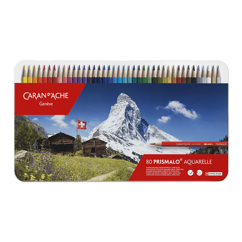 CARAN D'ACHE ΚΡΑΙΓΙΟΝ (ΞΥΛΟΜΠΟΓΙΕΣ) ΑΚΟΥΑΡΕΛΑΣ ΚΟΥΤΙ ΜΕΤΑΛΛΙΚΟ 80 ΧΡΩΜΑ?