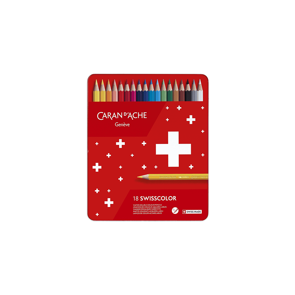 CARAN D'ACHE ΚΡΑΙΓΙΟΝ (ΞΥΛΟΜΠΟΓΙΕΣ) ΥΔΑΤΟΔΙΑΛΥΤΟ ΚΟΥΤΙ ΜΕΤΑΛΛΙΚΟ 18 ΧΡΩ?