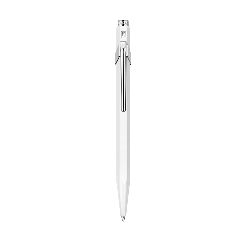 CARAN D' ACHE ΣΤΥΛΟ BALLPOINT MEDIUM 849 CLASSIC ΛΕΥΚΟ