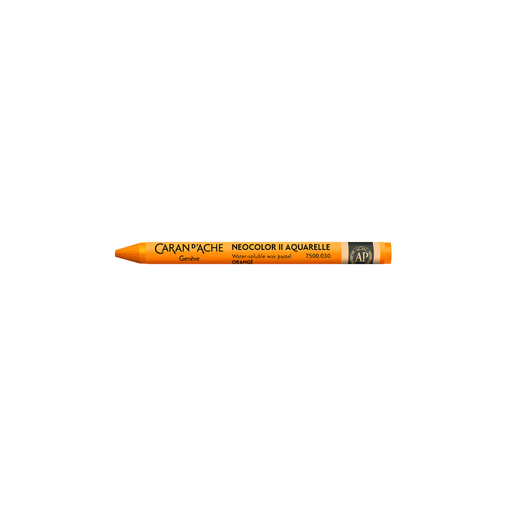 CARAN D'ACHE ΚΡΑΙΓΙΟΝ ΚΕΡΙΝΟ ΑΚΟΥΑΡΕΛΑΣ NEOCOLOR II ORANGE 10 ΤΕΜΑΧΙΑ (Το προιόν πωλείται σε μεμονωμένα τεμάχια του ενός)