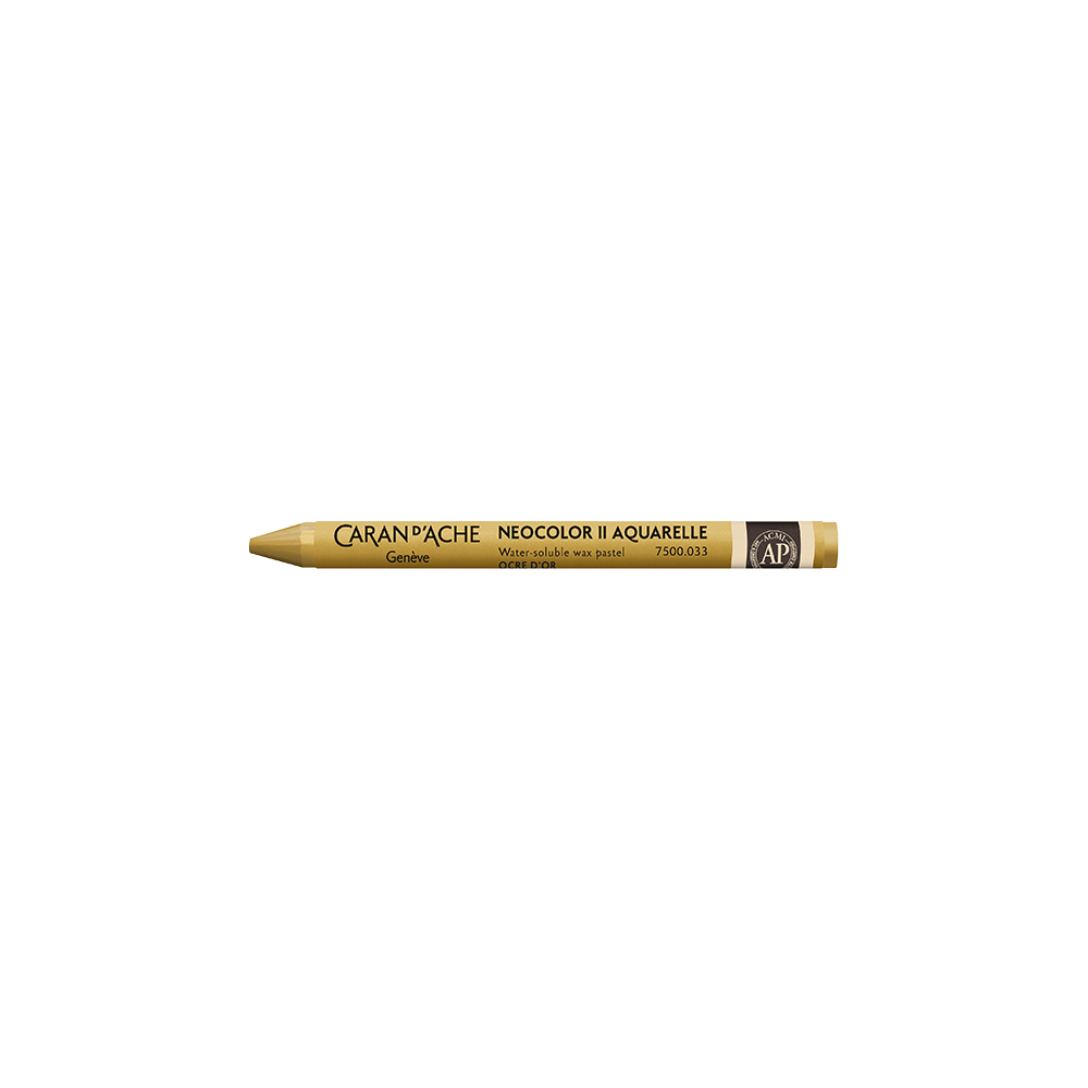 CARAN D' ACHE ΚΡΑΙΓΙΟΝ ΚΕΡΙΝΟ ΑΚΟΥΑΡΕΛΑΣ NEOCOLOR II GOLDEN OCHRE 10 ΤΕΜΑΧΙΑ (Το προιόν πωλείται σε μεμονωμένα τεμάχια του ενός)