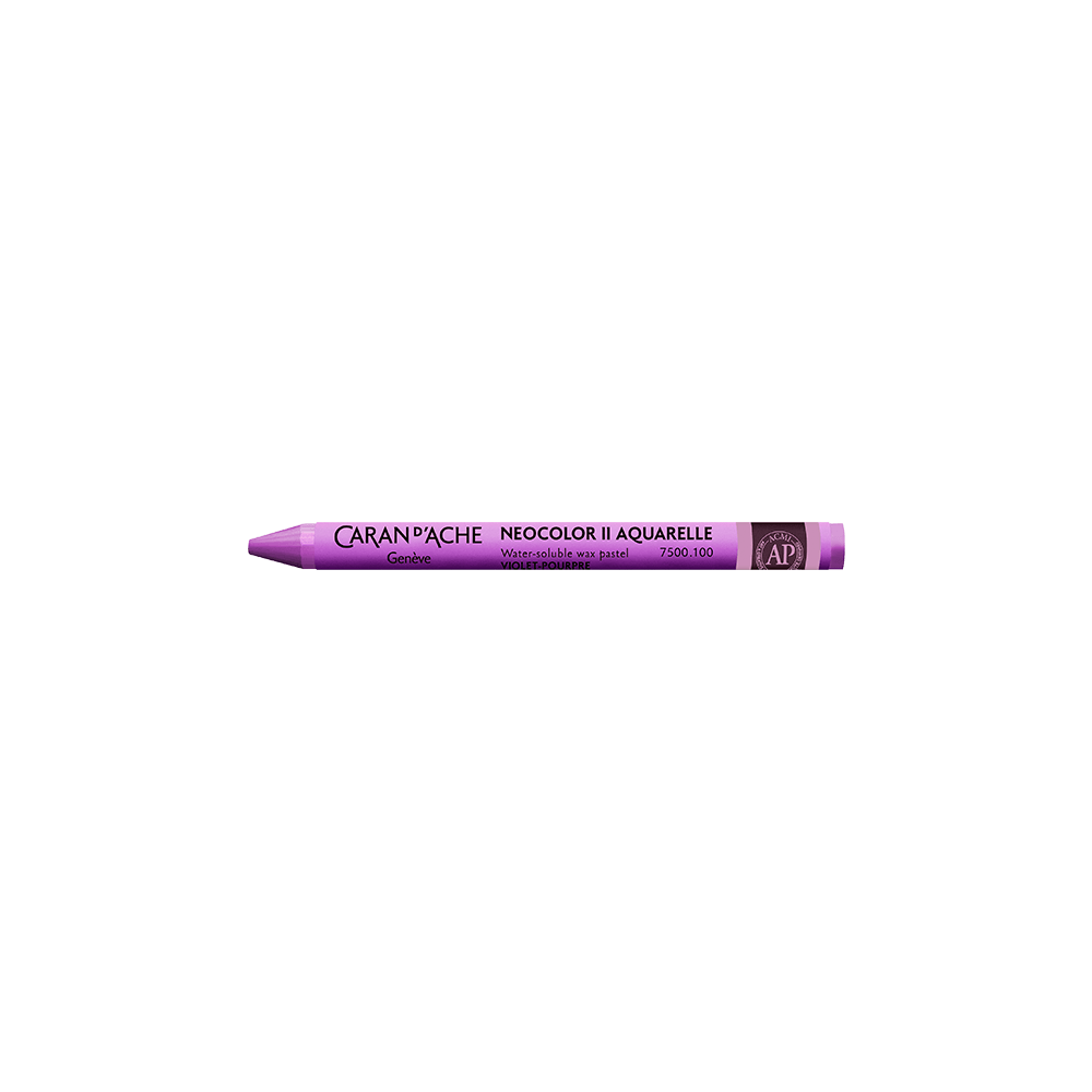 CARAN D'ACHE ΚΡΑΙΓΙΟΝ ΚΕΡΙΝΟ ΑΚΟΥΑΡΕΛΑΣ NEOCOLOR II PURPLE VIOLET 10 ΤΕΜΑΧΙΑ (Το προιόν πωλείται σε μεμονωμένα τεμάχια του ενός)