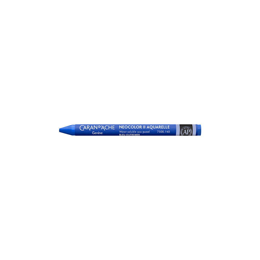 CARAN D'ACHE ΚΡΑΙΓΙΟΝ ΚΕΡΙΝΟ ΑΚΟΥΑΡΕΛΑΣ NEOCOLOR II ULTRAMARINE 10 ΤΕΜΑΧΙΑ (Το προιόν πωλείται σε μεμονωμένα τεμάχια του ενός)