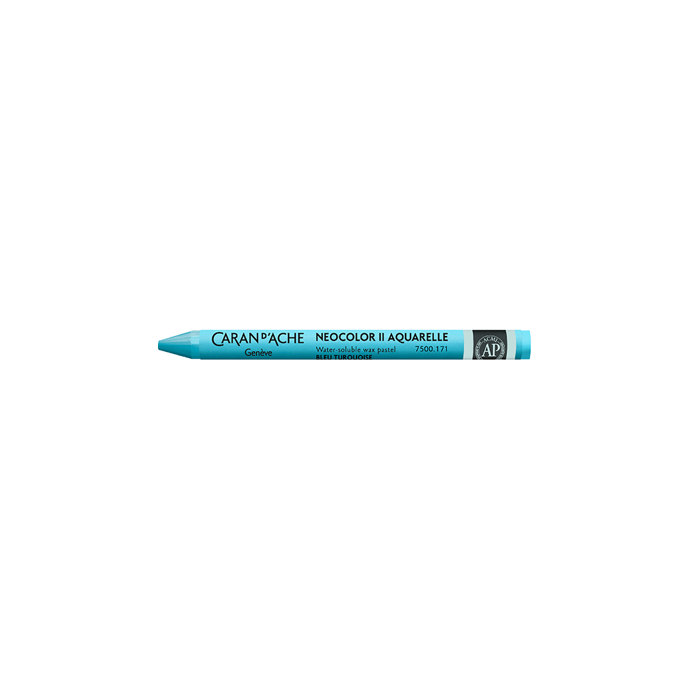 CARAN D’ACHE ΚΡΑΙΓΙΟΝ ΚΕΡΙΝΟ ΑΚΟΥΑΡΕΛΑΣ NEOCOLOR II TURQUOISE ΜΠΛΕ 10 ΤΕΜΑΧΙΑ (Το προιόν πωλείται σε μεμονωμένα τεμάχια του ενός