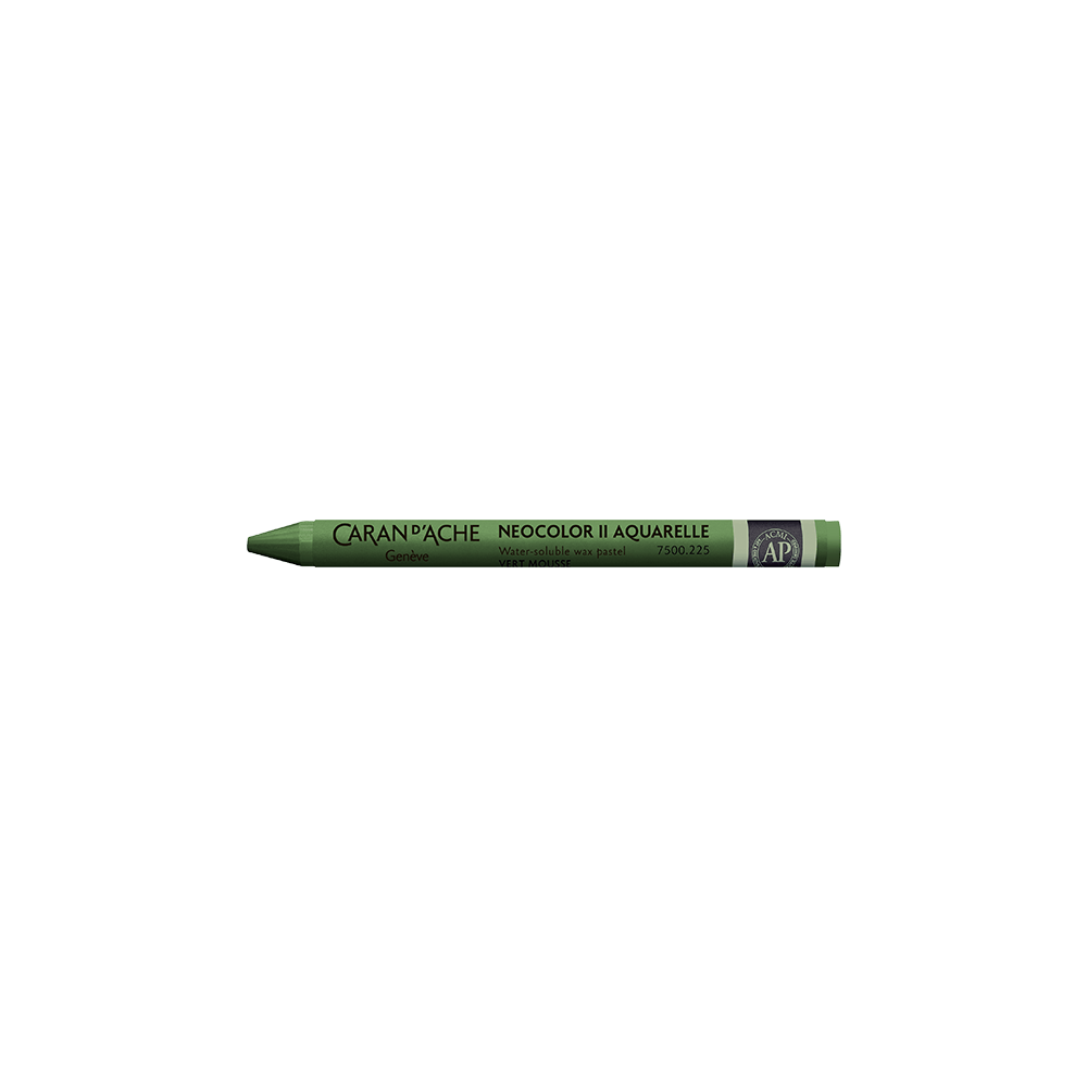 CARAN D'ACHE ΚΡΑΙΓΙΟΝ ΚΕΡΙΝΟ ΑΚΟΥΑΡΕΛΑΣ NEOCOLOR II MOSS GREEN 10 ΤΕΜΑΧΙΑ (Το προιόν πωλείται σε μεμονωμένα τεμάχια του ενός)