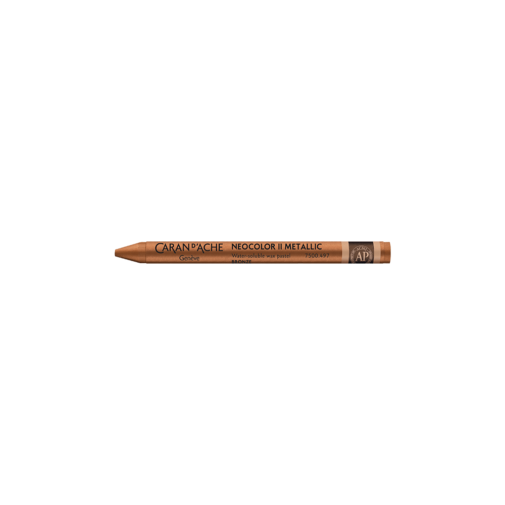 CARAN D'ACHE ΚΡΑΙΓΙΟΝ ΚΕΡΙΝΟ ΑΚΟΥΑΡΕΛΑΣ NEOCOLOR II METALLIC BRONZE 10 ΤΕΜΑΧΙΑ (Το προιόν πωλείται σε μεμονωμένα τεμάχια του ενό