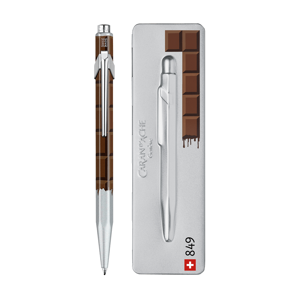 CARAN D'ACHE ΣΤΥΛΟ BALLPOINT ΜΕΤΑΛΛΙΚΟ ΜΠΛΕ ΜΕΛΑΝΙ ΣΕ ΜΕΤΑΛΛΙΚΟ ΚΟΥΤΙ MEDIUM 849 CARAN D'ACHE ΣΤΥΛΟ BALLPOINT ΜΕΤΑΛΛΙΚΟ ΜΠΛΕ ΜΕΛΑΝΙ ΣΕ ΜΕΤΑΛΛΙΚΟ ΚΟΥΤΙ MEDIUM 849