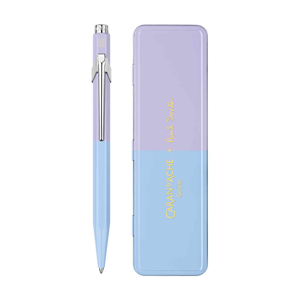 CARAN D' ACHE ΣΤΥΛΟ BALLPOINT MEDIUM 849 PAUL SMITH SKYBLUE LAVENDER
