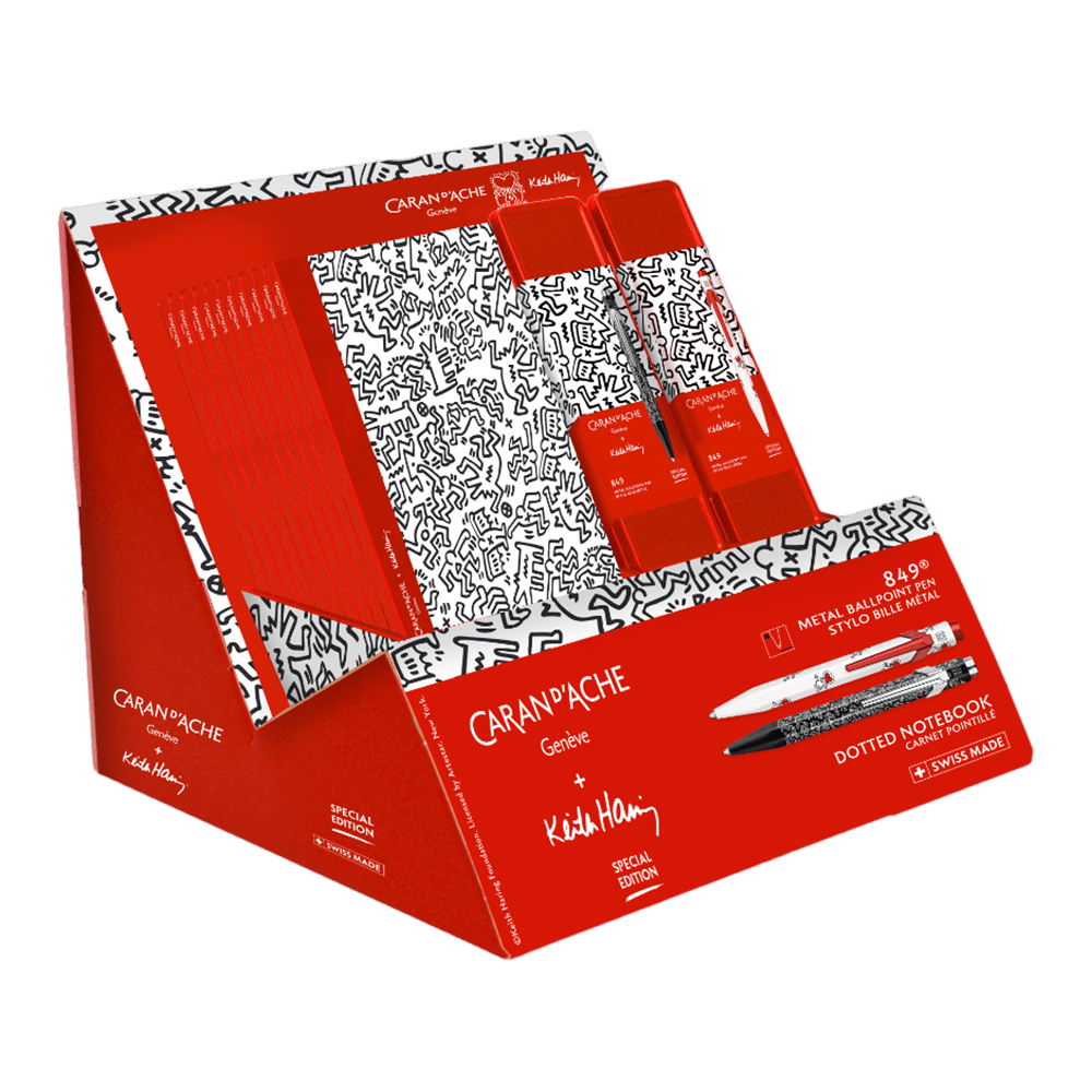CARAN D'ACHE ΒΙΤΡΙΝΑ ΓΕΜΑΤΗ ΕΙΔΗ KEITH HARING CHRISTMAS  (Το προιόν πωλείται σε μεμονωμένα τεμάχια του ενός)